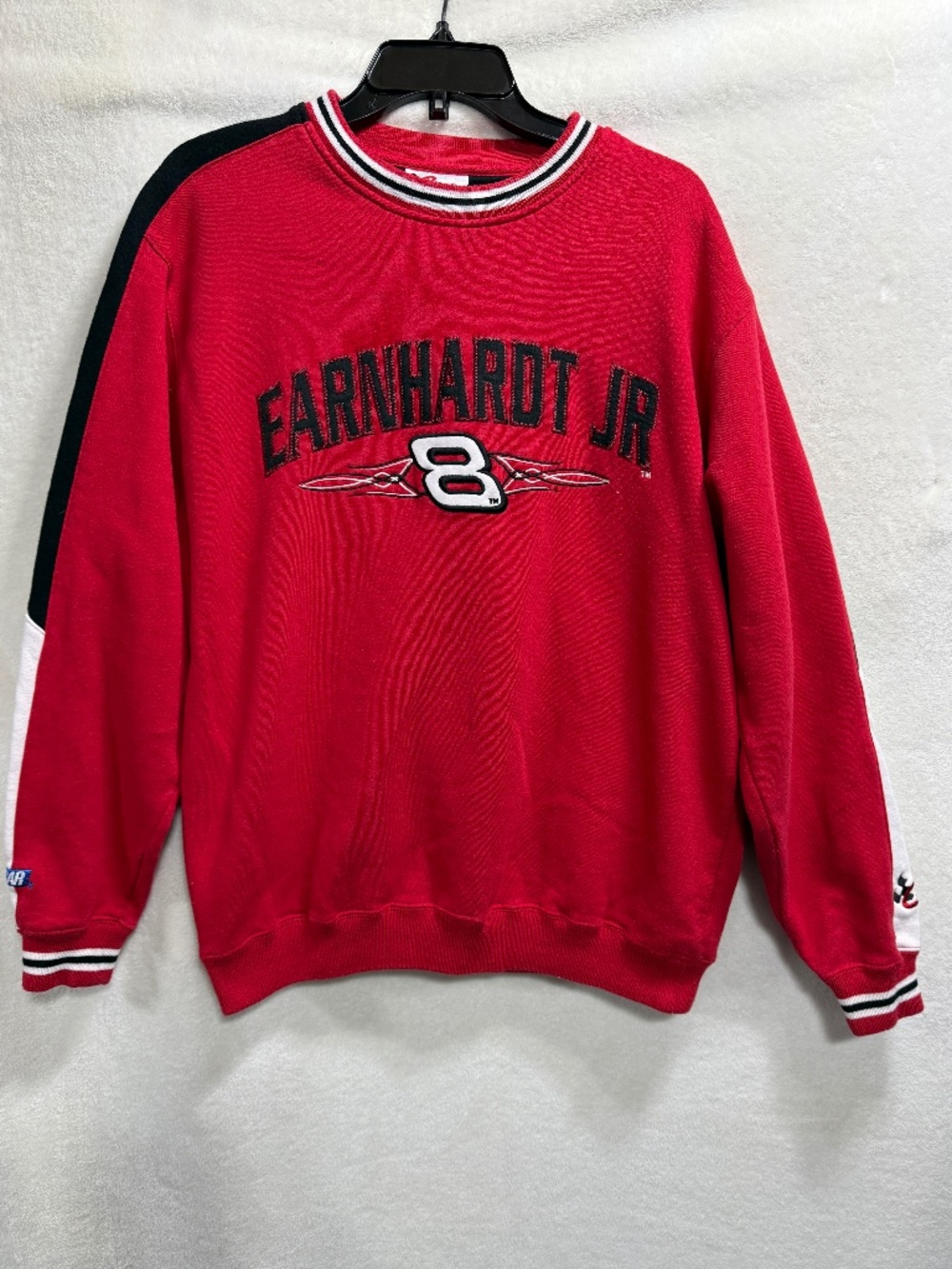 VTG Dale Earnhardt Jr Medium Sweatshirt Red #8 Nascar-Crewneck Budweiser (Chase)